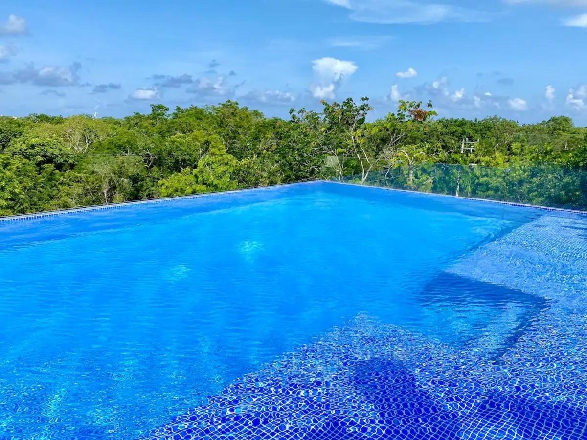 Suit Next To The Common Top Roof Exclusive Building Kingsize Bed 2 Super Pools, Gym, Grill Tulum Eksteriør bilde