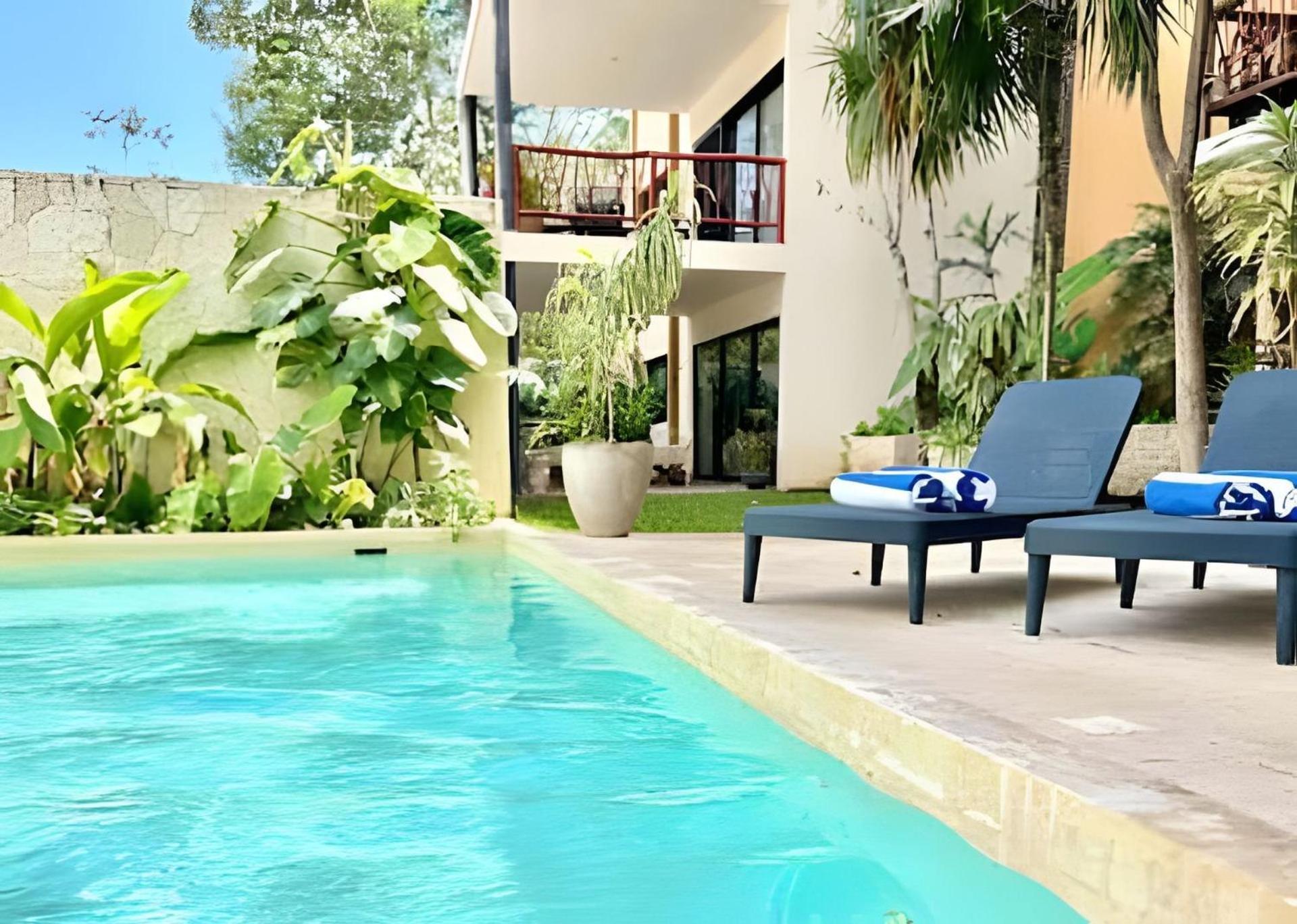 Suit Next To The Common Top Roof Exclusive Building Kingsize Bed 2 Super Pools, Gym, Grill Tulum Eksteriør bilde