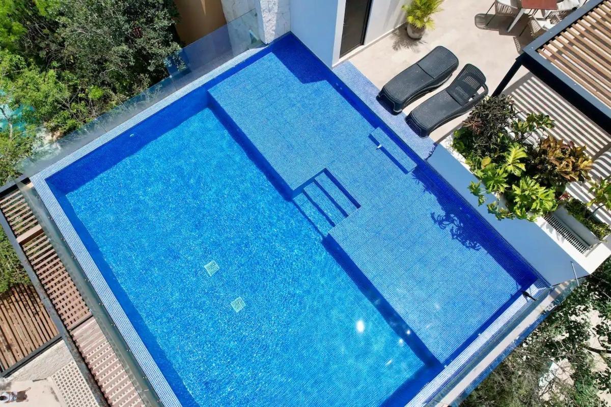 Suit Next To The Common Top Roof Exclusive Building Kingsize Bed 2 Super Pools, Gym, Grill Tulum Eksteriør bilde